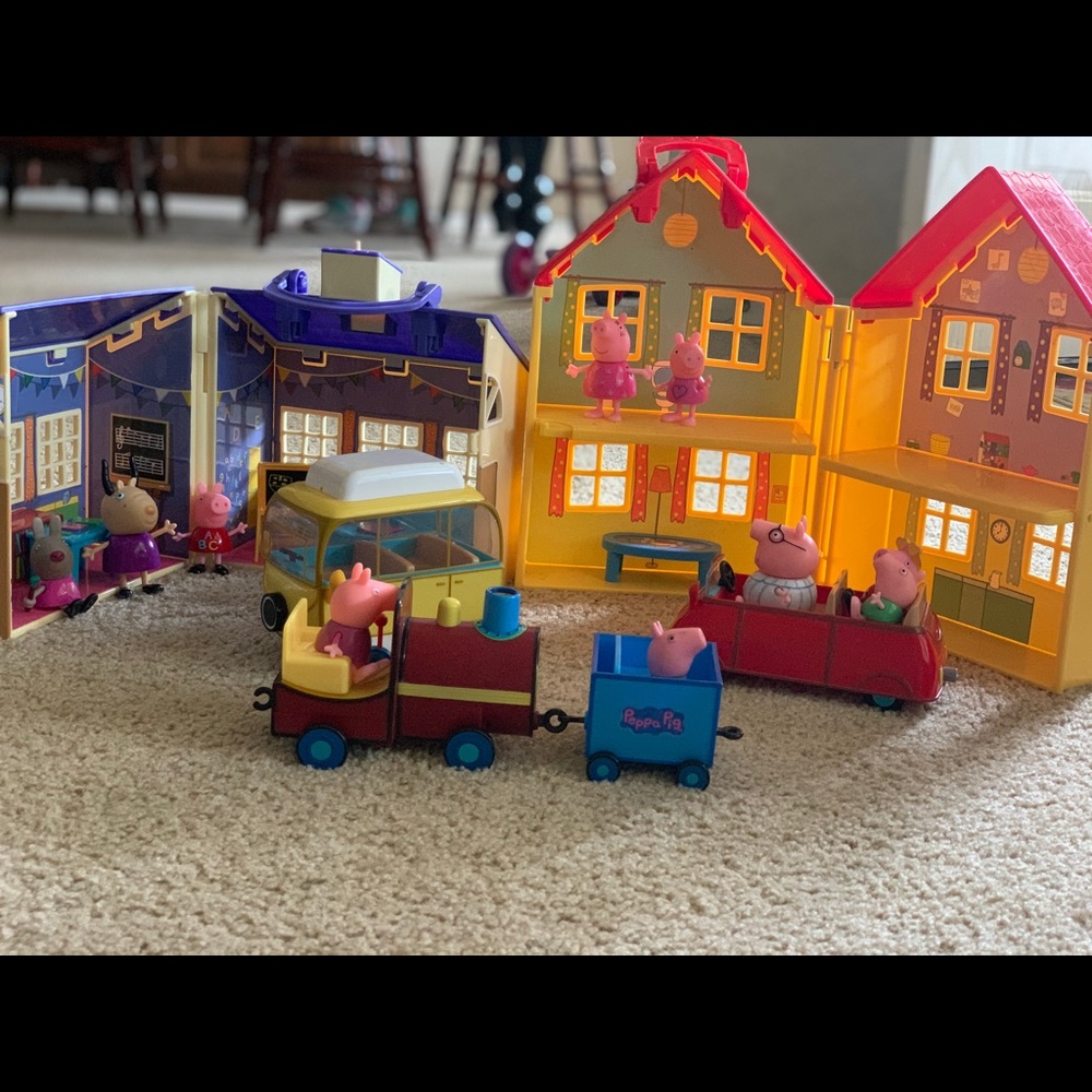 Peppa pig play set